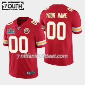 Lasten Kansas City Chiefs NFL Pelipaita Custom Nike Punainen 2020 Super Bowl LIV